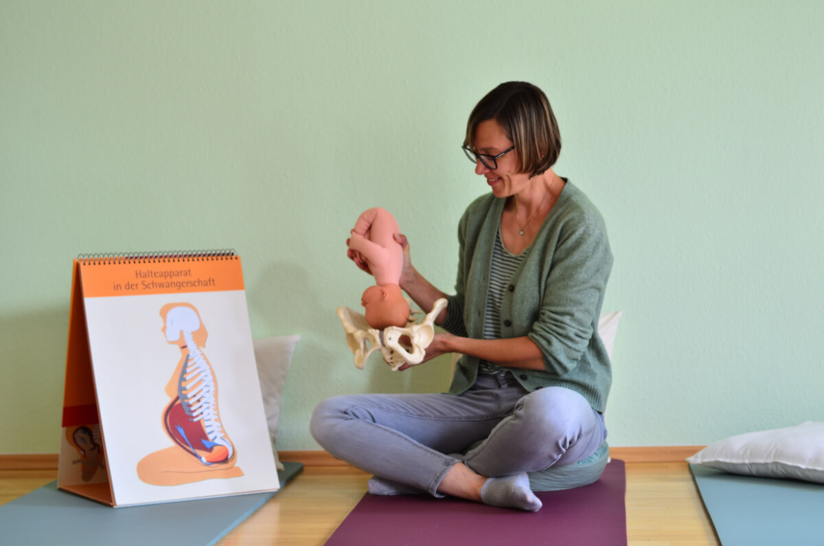 Beispiel Geburtsvorbereitung im Kursraum